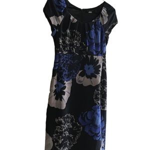 Elie Tahari dress for Nordstrom black with floral size small